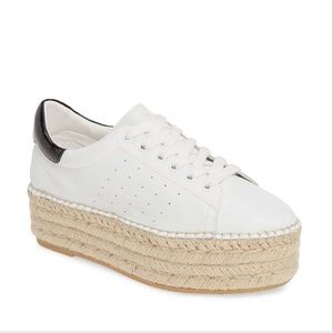 White and black parade sneaker